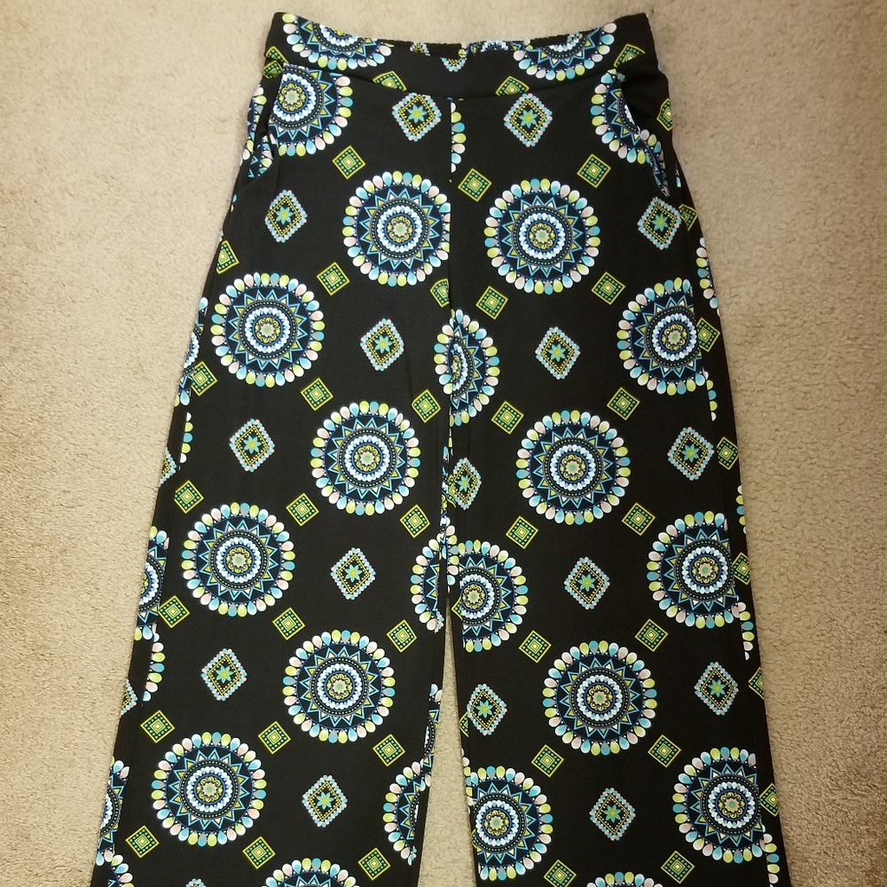 NY&Co Stretchy Colorful Printed Pants